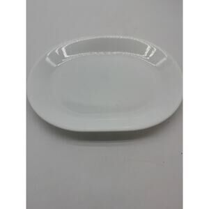 Corelle 12.25" Serving Platter | Classic Winter Frost White | Triple-Layer Glass